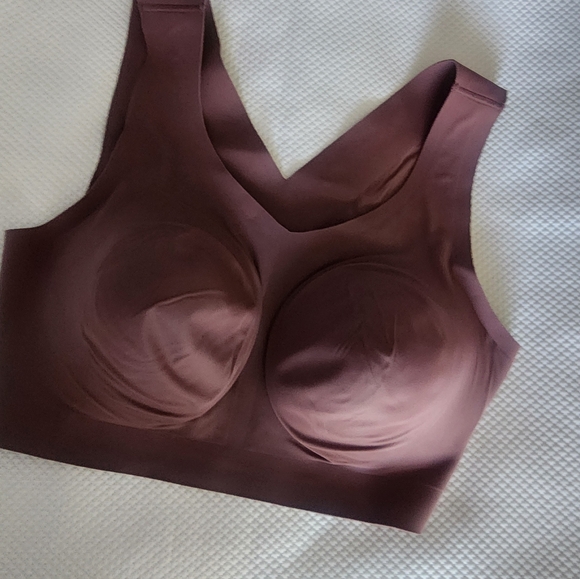 Evelyn And Bobbie Women's Seamless Bra in Rich Mauve New Without Tags - Picture 3 of 7